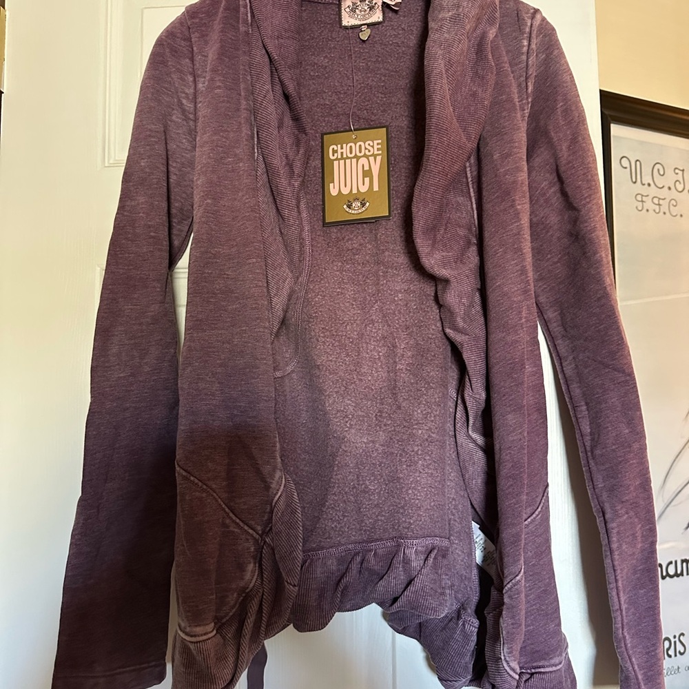 Juicy Couture Purple wrap top
